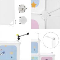 Organizador Modular para Niños 15 Cubos de Plástico para Ropa, Zapatos, Juguetes 153 x 31 x 153 cm - details 13