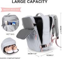 Mochila de viaje cabina avion para hombres, Bolsas de viaje, equipo de Mano, Viaje, Mochila - details 6
