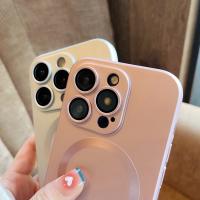 Magsafe-funda magnética para iPhone 15, 14, 13, 12, 11 Pro Max Plus, cubierta de carga inalámbrica dura mate, lente de vidrio a prueba de golpes - details 11
