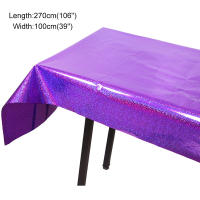 Mantel impermeable desechable, tela Rectangular, decoración para fiesta de cumpleaños y boda, manteles festivos para mesa - details 4