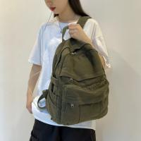 Mochila Mujer Lona, Estilo Retro, Gran Capacidad, Estudiante, Moda Coreana - details 25
