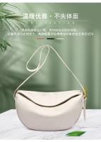 Bolso de hombro de piel auténtica para mujer, bandolera de piel de vaca con media luna, marca de lujo a la moda, 100% - details 4