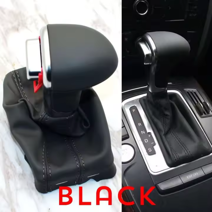 Pomo de Cambio Automático de Cromo para Audi A7, A3, A4, A5, A6, c6, Q5 Accesorios de Motores - 1