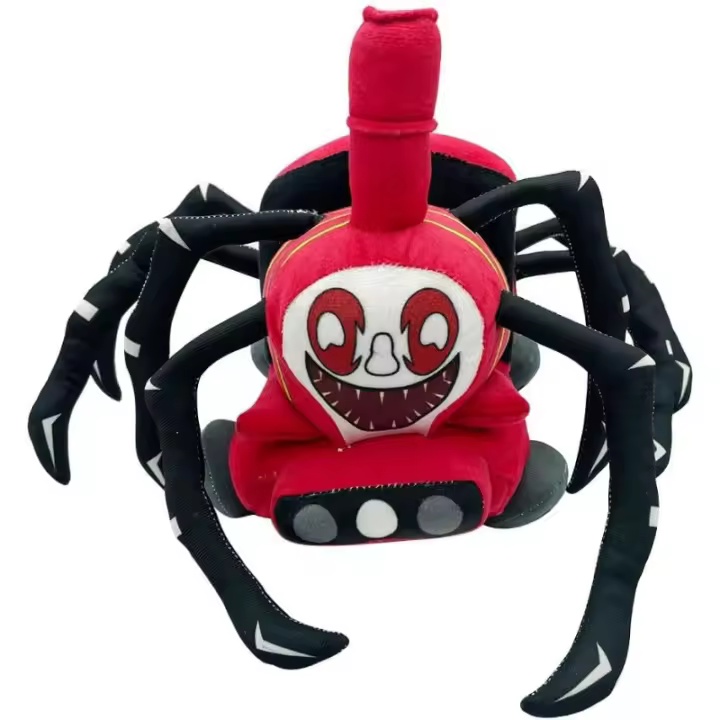 Choo-Choo Charles juguetes de peluche, juguete de peluche Choo-Choo Charles, juguete de peluche Choo-Choo Charles, juguetes de peluche Choo-Choo Charles para niños y niñas, regalos de cumpleaños, regalos de Año Nuevo (rojo) - 1