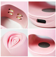 Lámpara LED UV para uñas, Mini secador de uñas profesional para manicura, máquina de manicura eléctrica portátil con línea USB, 8W - details 8