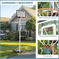 Canasta de Baloncesto Portátil con Ruedas Altura Ajustable Aro de Baloncesto - details 5