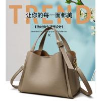 Cuero suave bolso de las mujeres bolso cesta de verduras de las mujeres bolso de hombro de alta gama crossbody atmósfera versátil cubo hombro - details 5