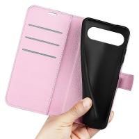 Funda de Teléfono de Cuero con Textura Litchi para Google Pixel 9 A Prueba de Golpes - details 2