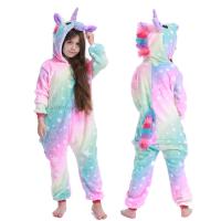 Kigurumi-Pijama de franela para niños y niñas, ropa de dormir de unicornio, traje de animales, Onesies de gato, Invierno - details 9
