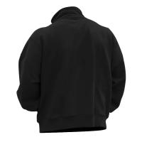 Jersey de cuello alto de terciopelo para hombre, suéter informal de color sólido, media cremallera, talla grande, tendencia de invierno - details 16