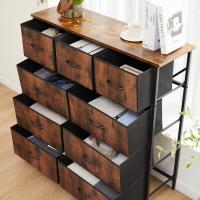 Mueble de Vestidor de Tela Estable con Marco de Acero Ideal para Dormitorio, Salón - details 8