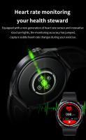 GT8 reloj inteligente con 4 modos deportivos, dispositivo con NFC, medición del ritmo cardíaco, pantalla completa de alta definición, Control táctil - details 11