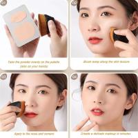 Pincel de maquillaje, lápiz de maquillaje de surface large, lápiz de maquillaje líquido, adecuado para base, corrector, lquíido, Polvo, Cream with Caja - details 3