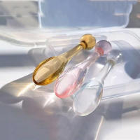 Rodillo de Crema de Ojos de Plástico 3PCS Rodillo de Masaje Transparente para Máscara Facial de Cuidado de la Piel Herramientas de Cuidado de la Piel Facial - details 3