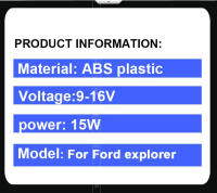 Cargador inalámbrico Qi para Ford Explorer 2023-2020 Placa de carga rápida para teléfono móvil Accesorios de interior Modificación de piezas - details 2