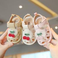 Los Niños se llaman Sandalias en verano 0-2 años de edad Baotou Niñas Bebé Niño Zapatos de ternera Tendón Suela suave Princesa Zapatos de bebé - details 0