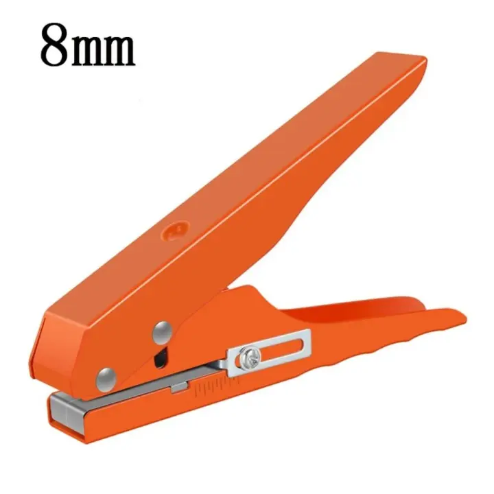 Herramienta de perforación de 8MM, 10MM, 12MM y 15MM, perforadora de cuero, tornillo, tarjeta, punzón redondo de esquina, herramienta cortadora de papel para carpintería de aleación - 1