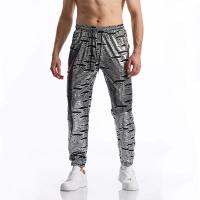 Modo nuage estampage à chaud hommes pantalons décontractés Harajuku Hip Hop Disco danse fête Streetwear cordón pantalon discothèque pantalon - details 6