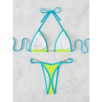 Bikini Micro Sexy Para Mujer 2023 Conjunto De Baño Con Cadena Estilo Brasileño Bikini De Tanga Traje De Baño De Playa Low Waist Sin Aros - details 13