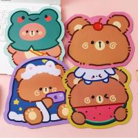 Alfombrilla antideslizante para teclado de escritorio, accesorios de decoración impermeables para ratón, oso, Animal - details 0