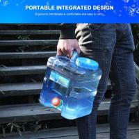 Cubo de Agua Portátil de Plástico para Acampar Fácil de Limpiar, Libre de BPA, Ideal para Uso al Aire Libre - details 2