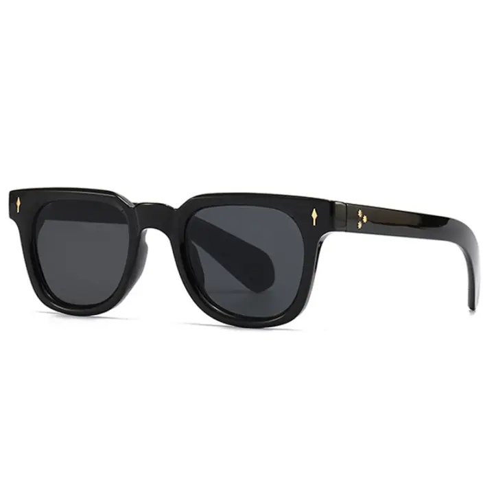 Gafas de sol para hombre Gafas de sol cuadradas retro con remaches para hombre - 1