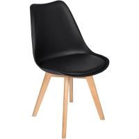 Paquete de 4 Sillas de Comedor Nórdico Sillas de Cocina de Madera Maciza con Respaldo Ergonómico - details 3