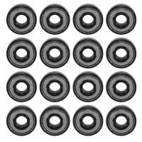 Rodamientos híbridos de cerámica para patinete, piezas de 6 bolas blancas para monopatín, de 8x22x7mm, 16 ABEC-11, ZrO2, 608 - details 2