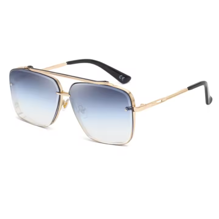 Gafas de sol Hombres Gafas vintage Mujeres Moda Gafas de sol de metal Mujeres Gafas de sol - 1