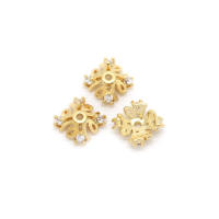 Accesorios de Joyería DIY de Alta Calidad Abalorios de Cuarzo de Brasa Dorada de 18K - details 38