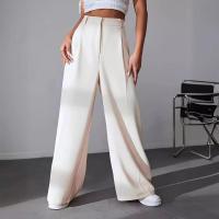 Pantalones de vestir clásicos nuevos en pantalones femeninos de pierna recta cómodos pantalones de mujer de cintura alta sólidos calientes - details 6