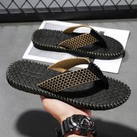 Chanclas de hombre de verano antideslizantes, zapatillas frescas casuales, tendencia ligera, calzado para exteriores, zapatos de playa, zapatillas para hombre - details 9
