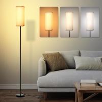 Lámpara de pie LED, lámpara de pie regulable para sala de estar, lámpara de pie con temperatura de 3 colores, lámpara de lectura con pantalla de lino e interruptor de pie - details 26