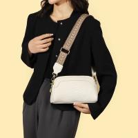 Bolso de hombro de cuero genuino para mujer, bandolera de cuero de vaca sólida de alta calidad, de diseñador - details 11