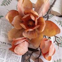 Rama de Magnolia Artificial de lujo, elegante simulación de tacto Real, Magnolia grande hecha a mano, flor falsa realista - details 9