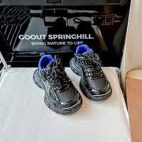 Zapatillas de deporte de moda para niños y niñas, zapatos deportivos informales versátiles, antideslizantes, suela gruesa suave, estilo coreano, novedad de otoño, 2024 - details 4