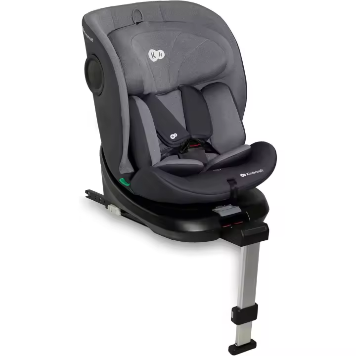Silla de coche ajustable 360º I-SIZE 40-150 cm Isofix Silla de bebé para niños Negro - 1