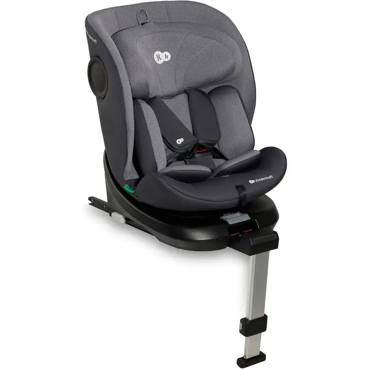 Silla de coche ajustable 360º I-SIZE 40-150 cm Isofix Silla de bebé para niños Negro - 1