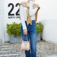 Bolso cruzado de paja con bolsillo, bolso de cubo tejido con cordón, bolso de mensajero de gran capacidad, bolso de hombro de playa para verano - details 11