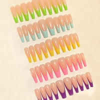 ARTAUG Set De 150 Uñas Postizas Cuadradas Blancas Y Rosas Con Tocón Corto Estilo Frances Para Verano Uñas Postizas Completas Para El Pie - details 7