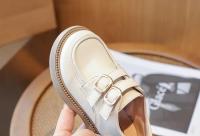 Zapatos de cuero antideslizantes para niñas, mocasines versátiles de fondo suave, estilo coreano, Britishi, otoño, 2024 - details 19
