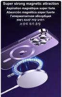 Funda con revestimiento magnético para iPhone 16e15 14 16 13 12 11 Pro Max con Protector de lente de cámara de cristal para cubierta de carga inalámbrica Magsafe - details 1