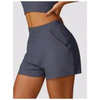 Pantalones cortos deportivos casuales y sueltos de nylon para yoga y ejercicios de autómneo y invierno acero inoxidable rápido secado - details 12