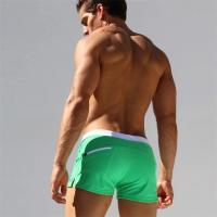 Traje de baño para hombre Diseño con bolsillo trasero, secado rápido, 10 colores, estilo de calzoncillos tipo bóxer para el verano - details 13