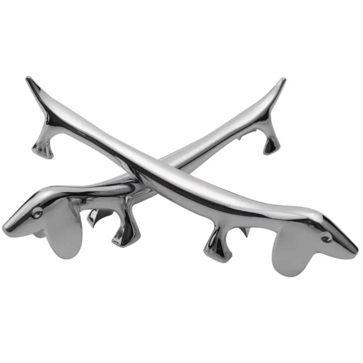 Soporte de aleación de Zinc para palillos de perro pequeño, soporte para palillos, tenedor, cuchara, vajilla, herramienta de soporte, 6 piezas - 1