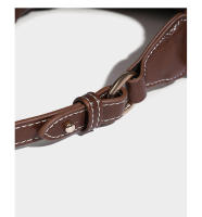 Nuevo bolso de estilo retro americano con diseño de locomotora, bolso de axila, bolso de mensajero de hombro de cuero vacuno. - details 18