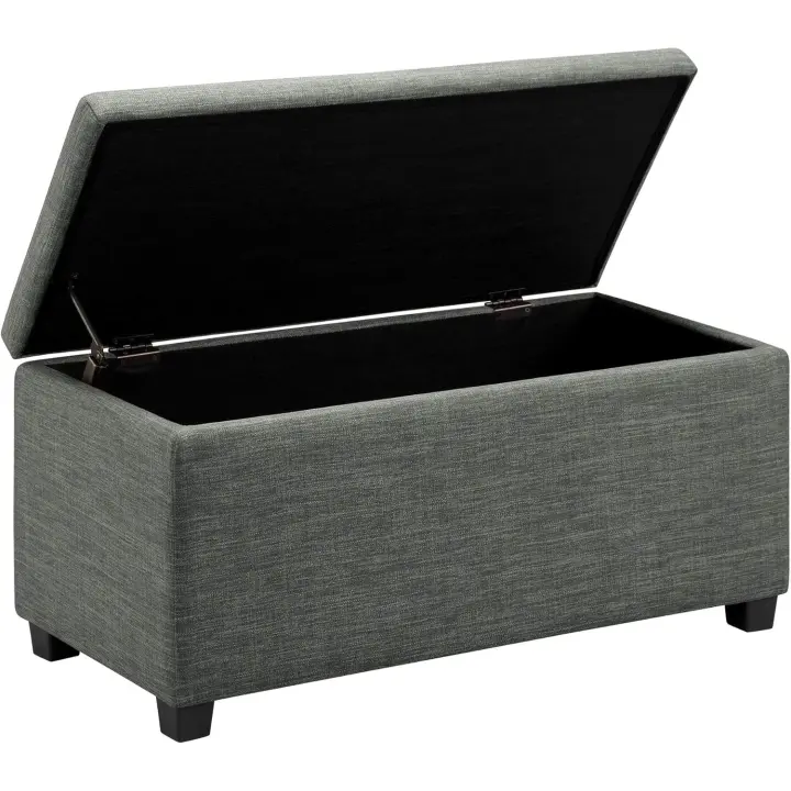 Mueble de Almacenamiento Acolchado Rectangular Ideal para Entrada, Dormitorio, Pasillo - 1
