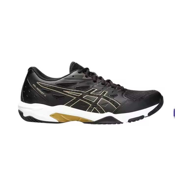 Leten GEL-ROCKET 11 WIDE Zapatillas de voleibol para hombre Negro/Oro puro - 1