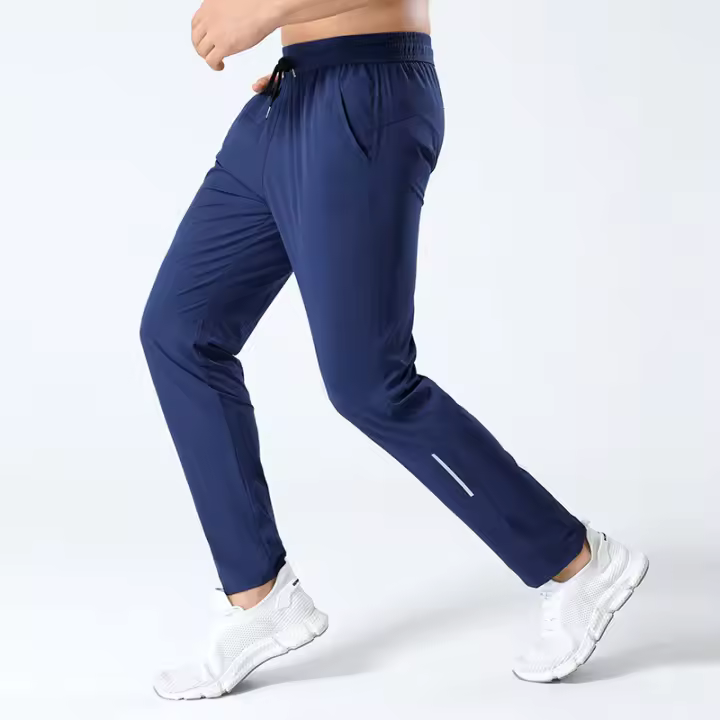 Pantalones de senderismo ligeros y transpirables para hombre, manga regular, tela con forro de nailon, ideales para correr, pescar y ver - 1