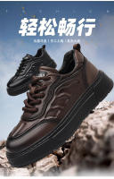 Nueva plataforma de cuero papá zapatos de los hombres súper calientes zapatos de moda de los hombres de la primera capa de cuero de vaca zapatos deportivos y de ocio - details 1